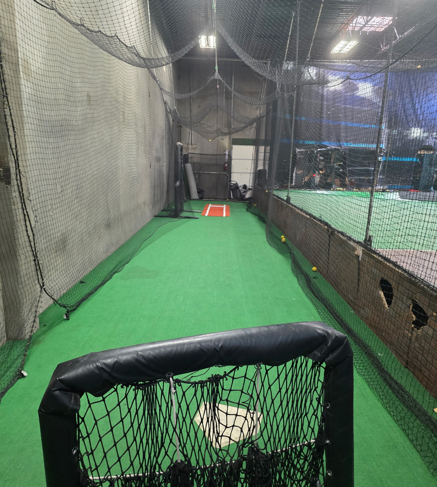 The middle tunnel for softball and tee ball